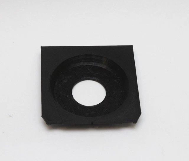 Lens Board für Linhof Wista Shen Hao Ebony Copal#0 Recessed 12mm Center Hole