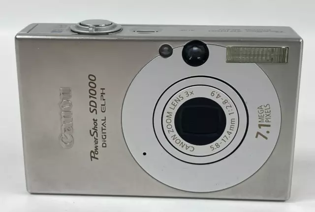 Canon PowerShot Digital ELPH SD1000 7.1MP Digital Camera Only