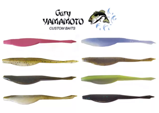YAMAMOTO D SHAD Soft Jerkbait (121-07) Pick Any 12 Colors Fluke