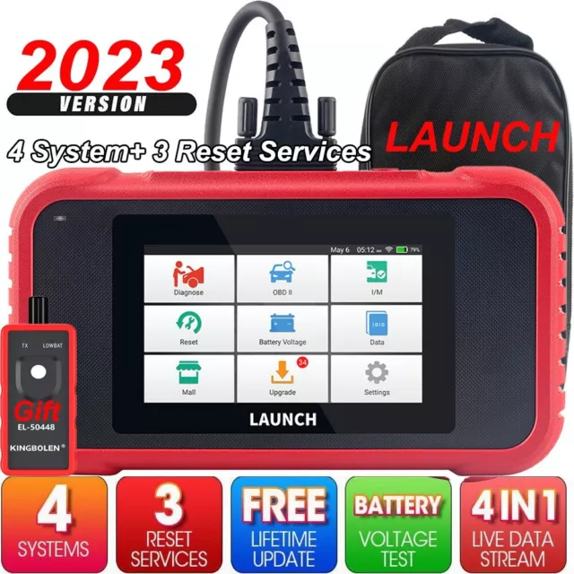 LAUNCH CRP123E Car Diagnostic Scanner OBD2 Code Reader Engine Transmission  ABS SRS Airbag Scan Tool WIFI Touch Screen Auto VIN Health Report Diagnosis  Feedback Lifetime Free Update : : Automotive