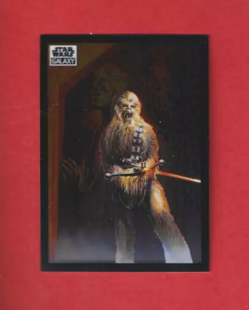 2022 Topps Star Wars Chrome Galaxy Chewbacca's Anguish Base Set Number 47