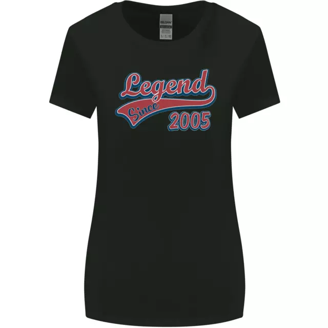 Legend Dal 18th Compleanno 2005 Donna più Ampia Taglio T-Shirt