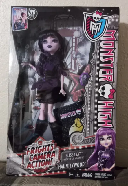 Monster High, Frights Camera Action!, NIB, Elissabat Doll