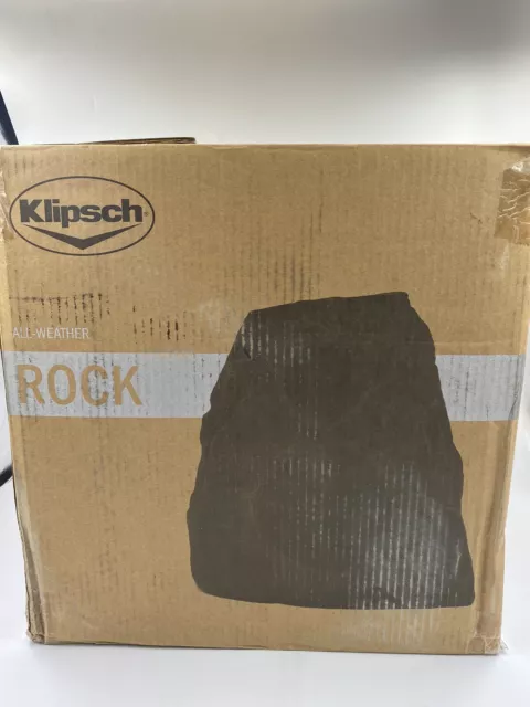 Klipsch AWR-650-SM Outdoor stereo rock speaker (Sandstone) New Klipsch AWR-650-SM Outdoor stereo rock speaker (Sandstone) New