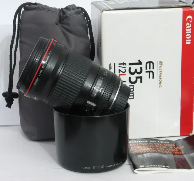 Canon EF 135mm F2 L USM lens