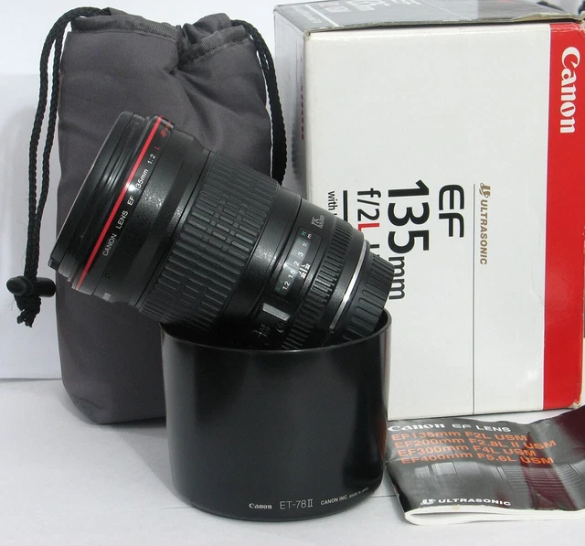 Canon EF 135mm F2 L USM lens