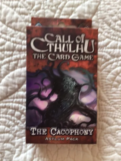 Call Of Cthulhu Card Game LCG The Cacophony Asylum Pack Unopened