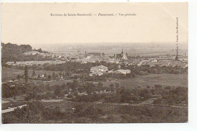 PASSAVANT EN ARGONNE - Marne - CPA 51 - vue generale