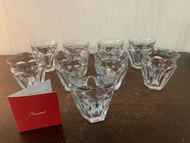 10 verres modèle Talleyrand Harcourt cristal Baccarat h : 9 cm (prix à la pièce)