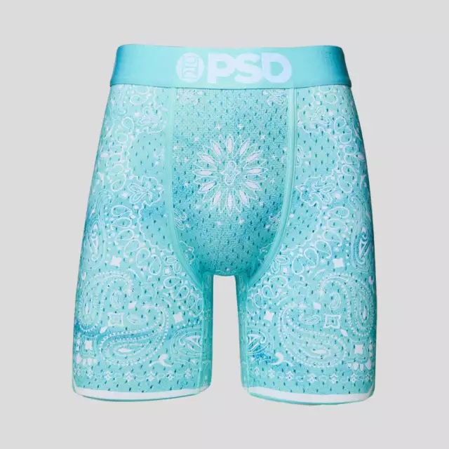 PSD Hype Blue Bandana Print Urban Athletic Boxer Briefs Underwear 121180012