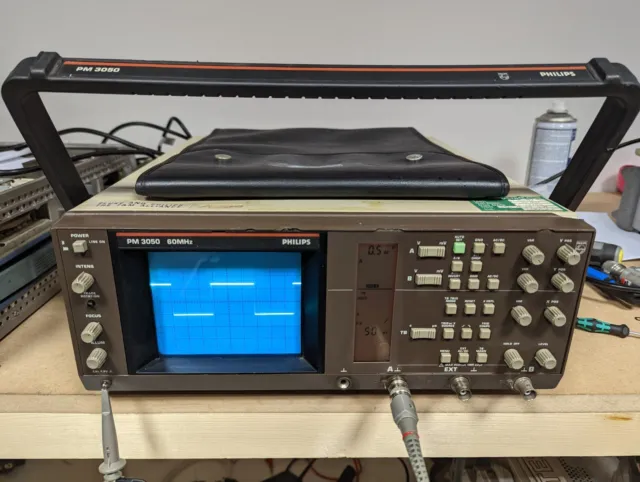 Philips PM3050 60MHz Dual Channel Oscilloscope