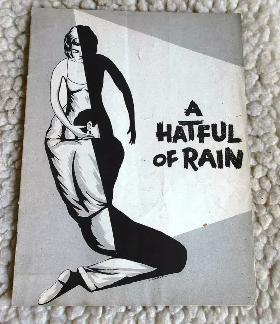 Vintage 1956 San Francisco Theater Program, Handbill & Stubs "A Hatful of Rain"