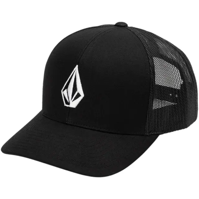 Volcom Trucker Cap Full Stone Cheese Schwarz