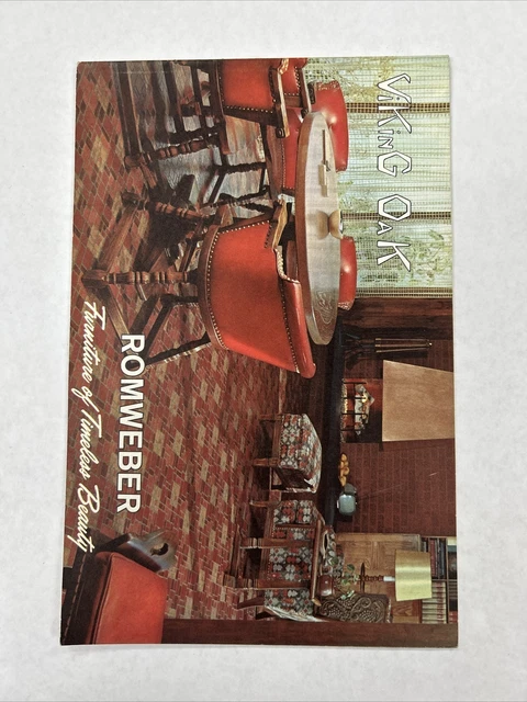 Vintage To Mweber Viking Oak Catalog