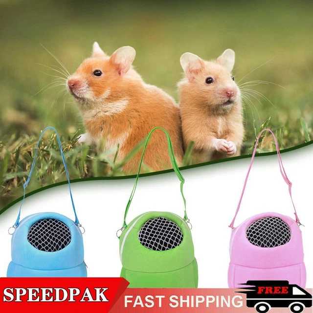 Bolsa de transporte de hámster de viaje mascota ajustable animales pequeños Guinea k u Z3L2