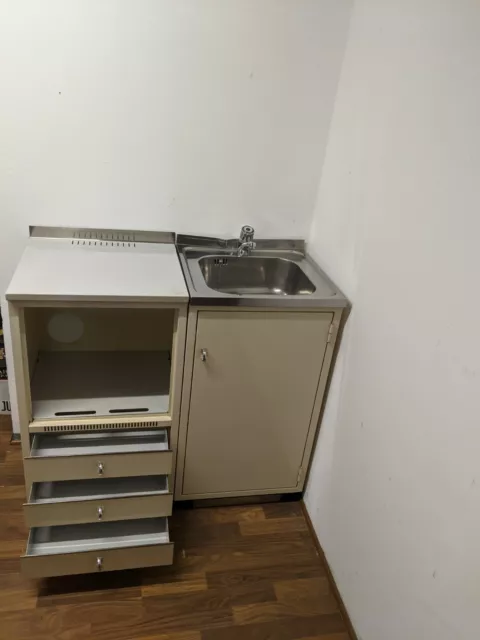 Arztschrank  Baisch 2-teilige Praxiszeile Vintage 50er