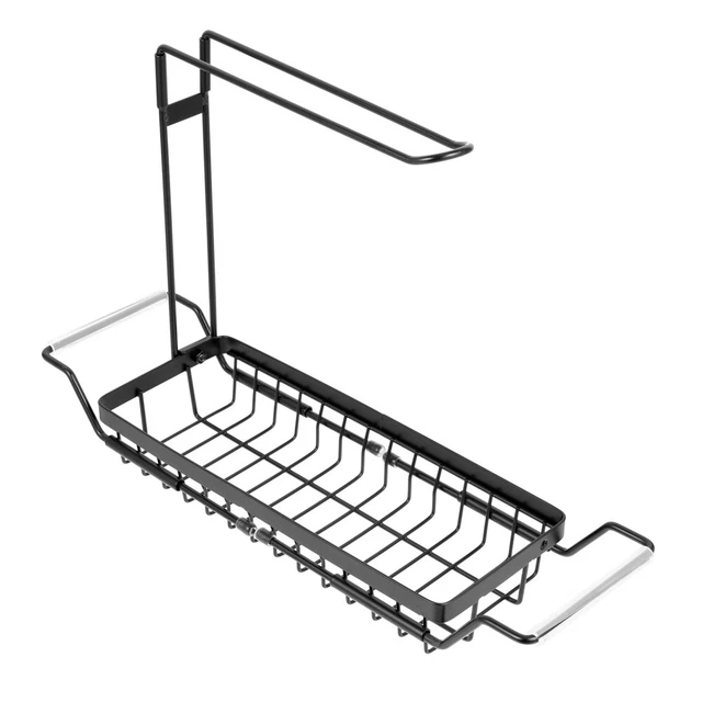 Support D’éponge Pour évier – 3 Pièces – Avec Drainage – Suspension Réglable – Pour Cuisine Ou Salle De Bain