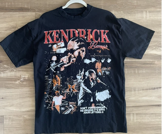 Kendrick Lamar Vintage T-Shirt, Black Cotton Shirt For Unisex LB2160