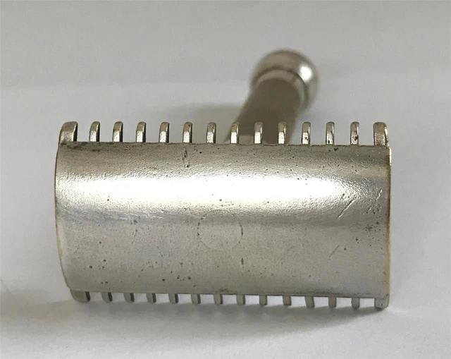 Gillette 3 Piece Double Edge Safety Razor W Open Combs