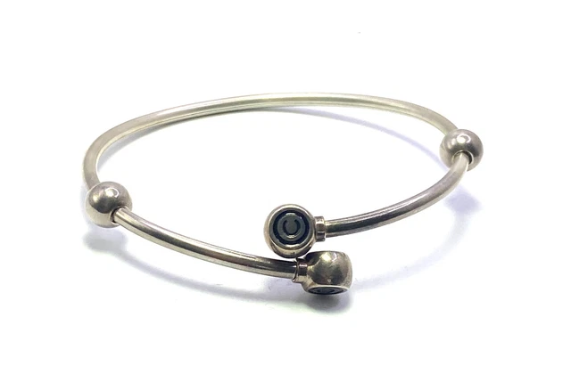 Genuine Silver 925 Chamilia Charm Carrier Bracelet Bangle  PH1441