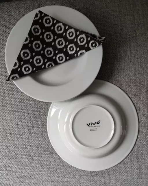 Lot De 4 Assiettes Creuses Vivo Villeroy Et Boch - Neuves