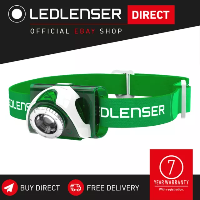 Ledlenser SEO3 AAA Battery 100 Lumen LED Head Torch Hiking Outdoor Camping