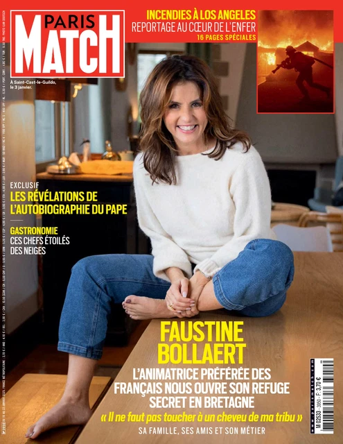 PARIS MATCH N 3950 Du 16 Janvier 2025 Faustine Bollaert L Animatrice Paris Match N 3950 Du 16 Janvier 2025.webp