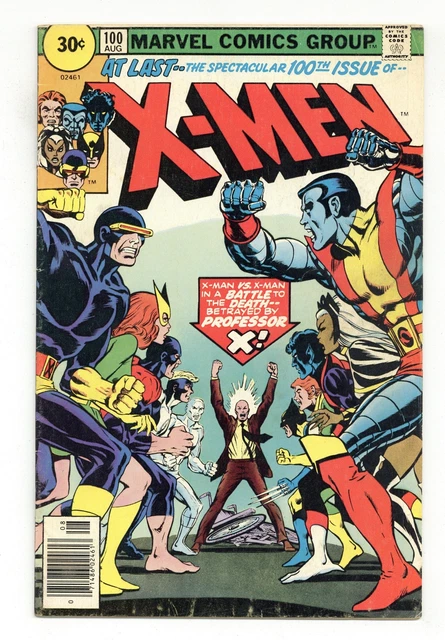 Uncanny X-Men 30 Cent Variant #100 VG- 3.5 1976