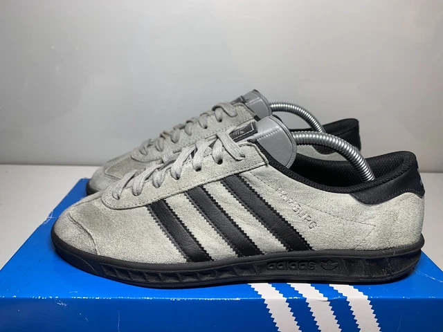 Adidas hamburg solid 2024 grey and black