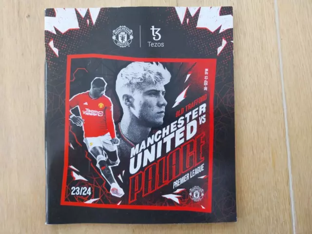 Manchester United V. Crystal Palace - 30.9.2023 Premier League 2023/24