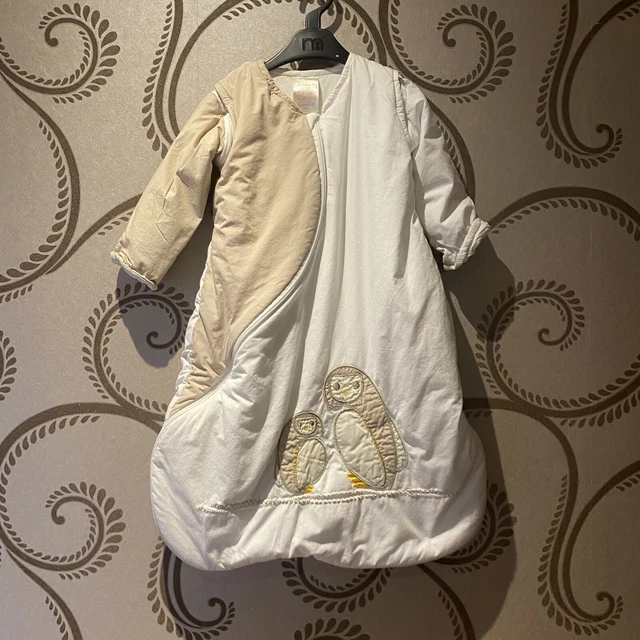 Saco de dormir Purflo 2.5 Tog con mangas con cremallera edad 3-9 meses pingüinos unisex