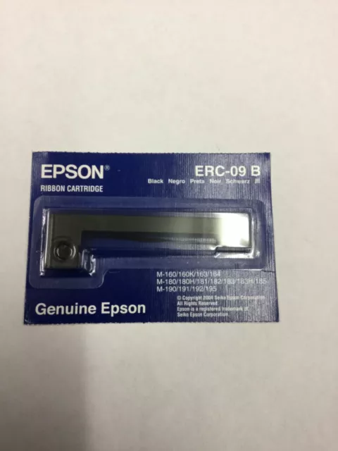 Genuine EPSON ERC09B Black PRINTER RIBBON C43S0 M160 163 164 180 182 183 185