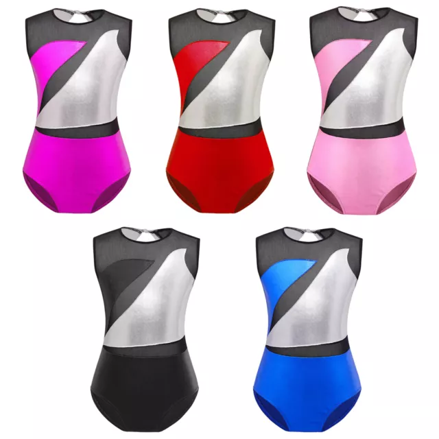 Velocity Dancewear Justaucorps de gymnastique pour fille Kiki à manches  longues