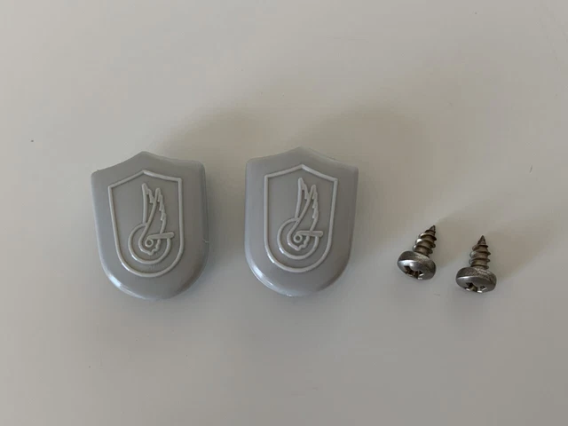 NOS Boutons De Sangle Pour Vélo REG - Années 1970-80, Couleur Blanc, Toe-strap Buttons