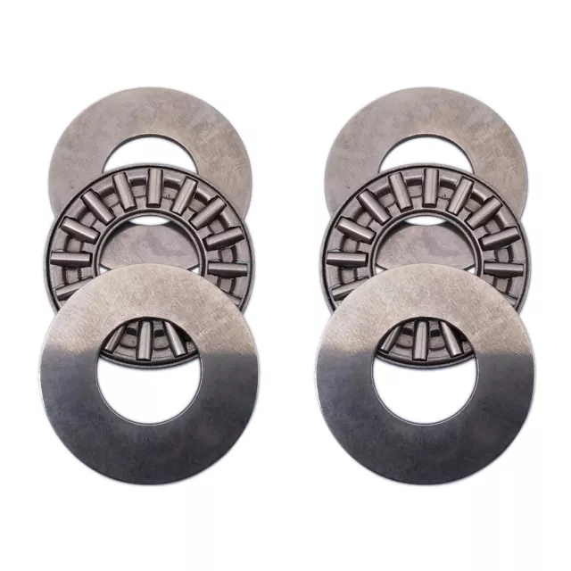 2pc AXK1226 Thrust Needle Roller Bearing With Two Washers 12 x 26 x 2mm