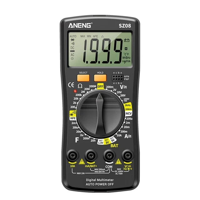 SZ08 Digital Multimeter Ultra Twin Memory Professional Multimeter Car M4U4