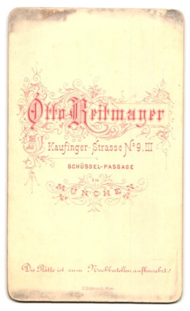 Fotografie Otto Reitmayer, München, Kaufinger-Str. 9, Portrait junger Soldat in 2