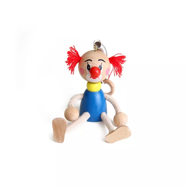 Feder Jumper Hüpfer Clown Mobile neu Schwingfiguren Ziehfigur Schwingfigur Holz