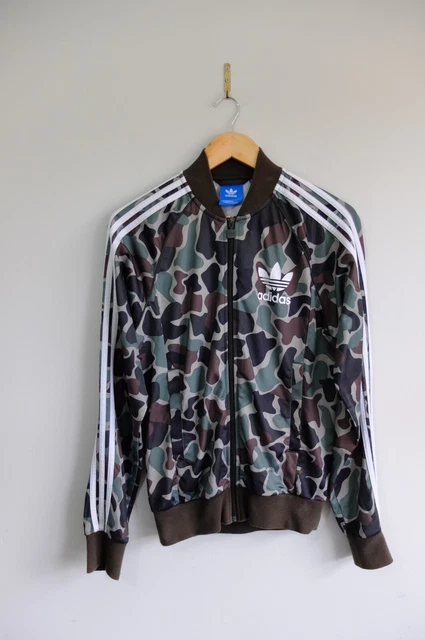 Adidas camo bomber cheap