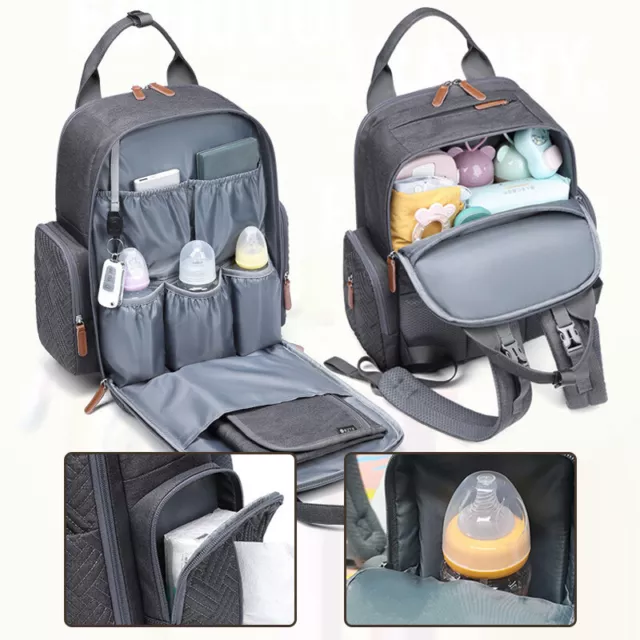 Large Capacity Mommy Mother Baby Backpack Bag Diaper Nappy Changing Travel Bags