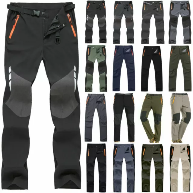 Mens Womens Cargo Trousers Rain Hiking Fishing Camping Outdoor Work Pants Unisex