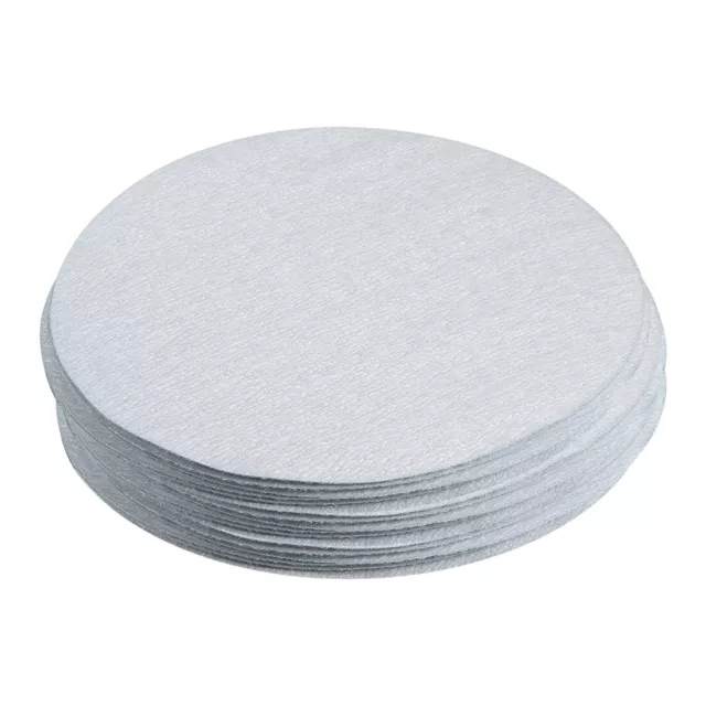 30 Pcs 5-Inch Aluminum Oxide White Dry Hook and Loop Sanding Discs 1000 Grit