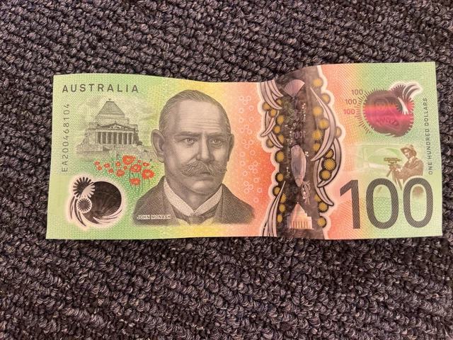 AUSTRALIAN 100 DOLLAR Note $300.00 - PicClick AU