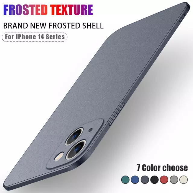 Für iPhone 15 Pro Max 14 13 12 11 8 7 XR ShockProof Matte Ultra-Thin Case Cover