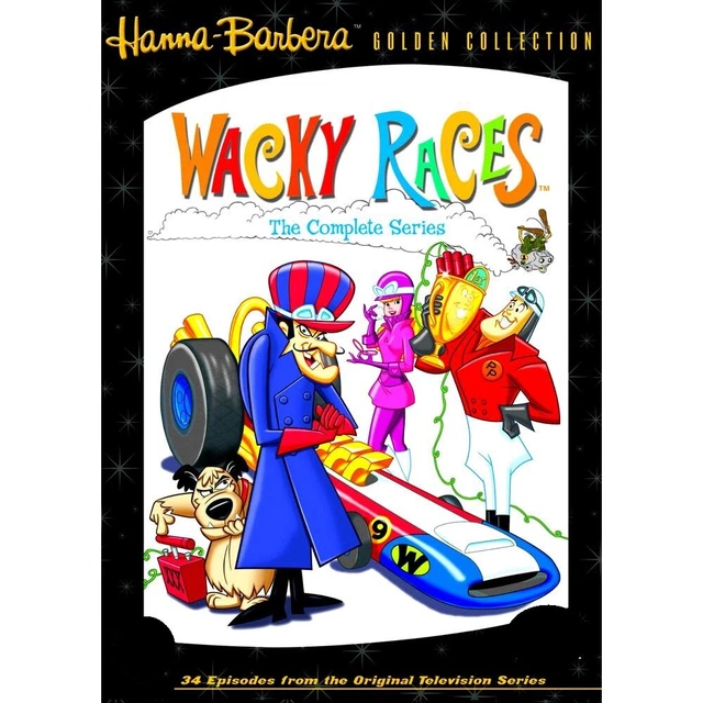 Wacky Races Vol. 1 WACKY RACES VOLUME 1+2+3 The Complete Series Collection DVD Muttley ...