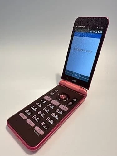 Téléphone à Clapet Kyocera Gratina KYF37 – Rose, Android, SIM Débloquée – Neuf