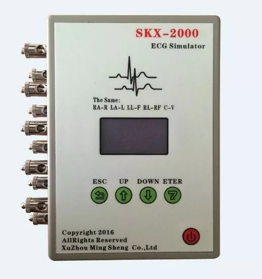 Update SKX2000+ ECG Signal Simulator LED Display ECG Signal Generator OLED NEW