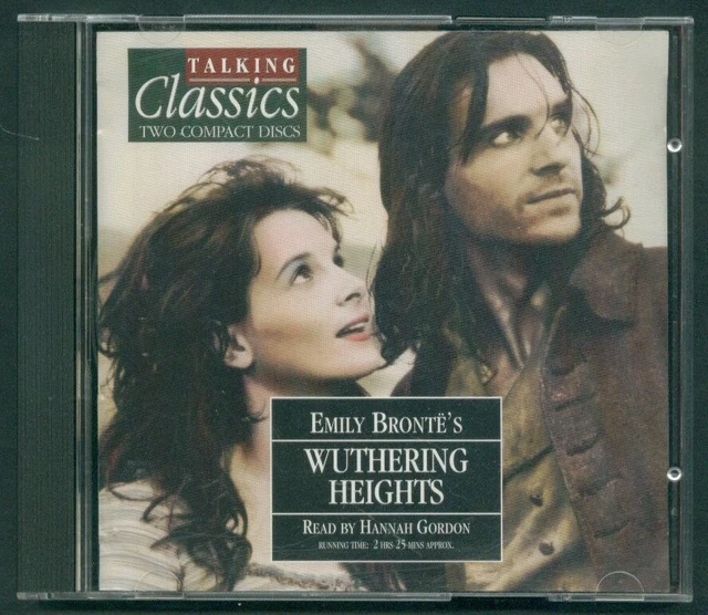 WUTHERING HEIGHTS Emily Brontë Hannah Gordon abridged 2 CDs talking audio book