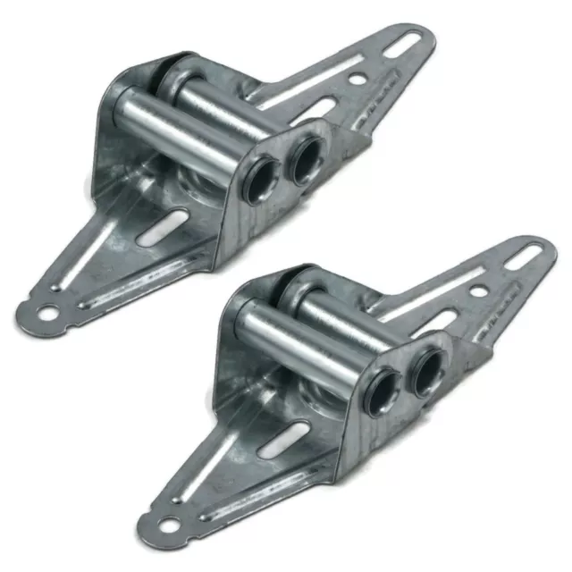 (Pack of 2) No. 2 Garagedoor Hinge, To Connect 2nd & 3rd Panel of Overhead Door