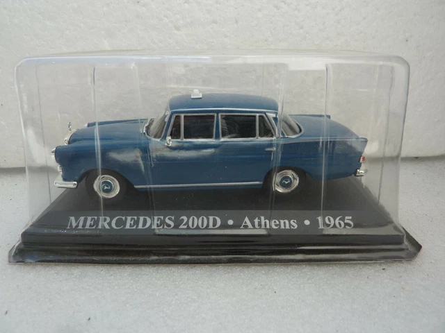 Ixo ? Pour Presse Mercedes 200 D 1965 Taxi Athens Neuf En Blister Ouvert